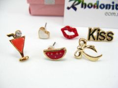 small design - Earrings sets of 6